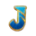 triple pot diamond j symbol icon