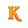 triple treasure cove hold and win k symbol icon