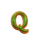 triple treasure cove hold and win q symbol icon