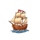 triple treasure cove hold and win ship symbol icon