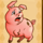 triple twister pig symbol icon