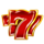 triple wild crown sevens symbol icon
