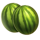 triple wild crown watermelons symbol icon