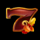triple wild thanksgiving deep red 7 symbol icon
