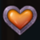 trolls gold heart symbol icon