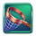 trophy fish net symbol icon