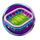 trophy spins world cup 26 stadium symbol icon
