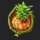 tropical hot pineapple symbol icon