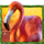 tropical lagoon flamingo symbol icon