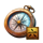 tropical talisman dice compass symbol icon