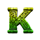tropical talisman stone k symbol icon