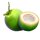 tropical thunder coconut symbol icon
