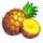 tropical thunder pineapple symbol icon