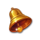 true golden slot bell symbol icon