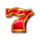 true golden slot seven symbol icon