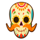 ttg dia de muertos skull symbol icon
