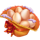 turkey burst eggs symbol icon