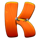 turkey mayhem letter k symbol icon