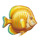 turtle paradise fish symbol icon