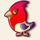 tweety birds red bird symbol icon