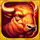 twin buffalo hold and win buffalo symbol icon