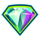 twin spin xxxtreme diamond symbol icon