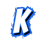 ultimate ko k symbol icon