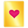 ultra ace gold heart symbol icon