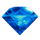 undersea diamonds blue diamond symbol icon