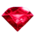 undersea diamonds red diamond symbol icon