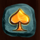 unicorn reels spade symbol icon