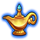 unlimited wishes lamp symbol icon