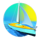 vacation station deluxe boat1 symbol icon