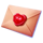valentine storm love letter symbol icon