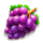 valentines heart grapes symbol icon