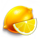 valentines heart lemon symbol icon