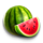 valentines heart watermelon symbol icon