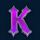 vampire bites k symbol icon
