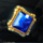 vampire hunters blue gem symbol icon