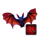 vampire touch dice bat symbol icon