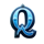 vampire touch q symbol icon