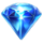 vault keeper blue diamond symbol icon