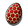 vegan nightmare red egg symbol icon