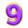 vegas hold and win 9 symbol icon