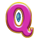 vegas hold and win q symbol icon