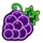 vegas kingmaker 20 neon grapes symbol icon