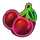 vegas kingmaker 40 neon cherries symbol icon