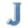 velvet gems j symbol icon