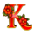versailles glamour affair floral k symbol icon