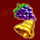 very hot 5 extreme bell grape symbol icon
